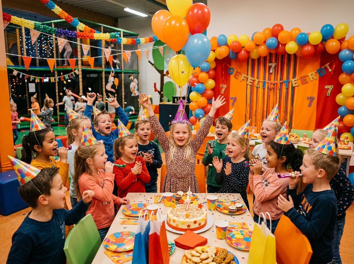 Verjaardagsfeestje bij TipTop kinderspeelcentrum Amsterdam