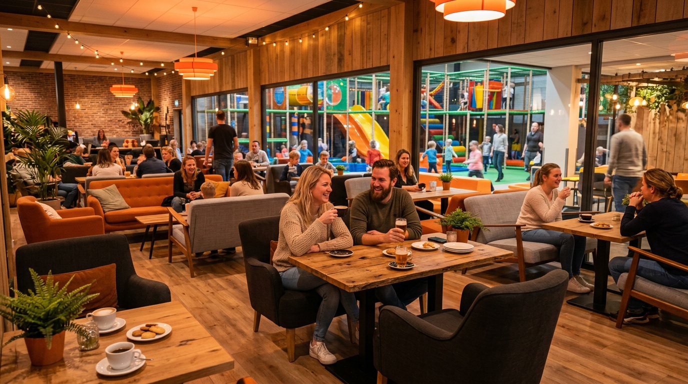 Ouderlounge bij TipTop speelcentrum Amsterdam